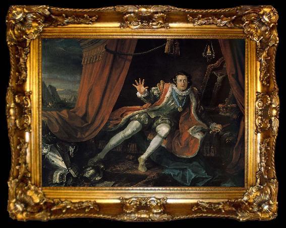 framed  William Hogarth Charles III, ta009-2